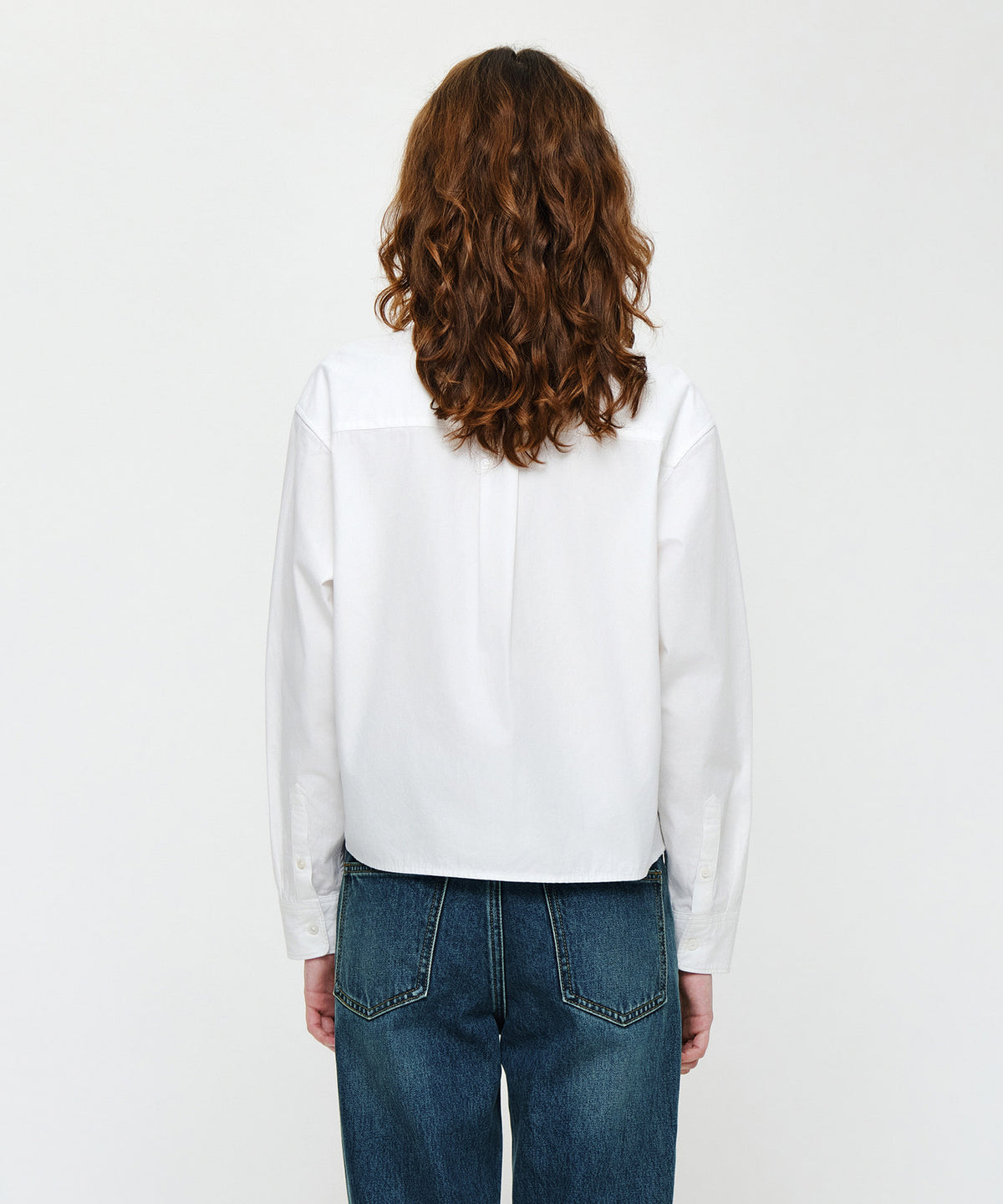 W MICRO CLASSIC LOGO COTTON SHIRT
