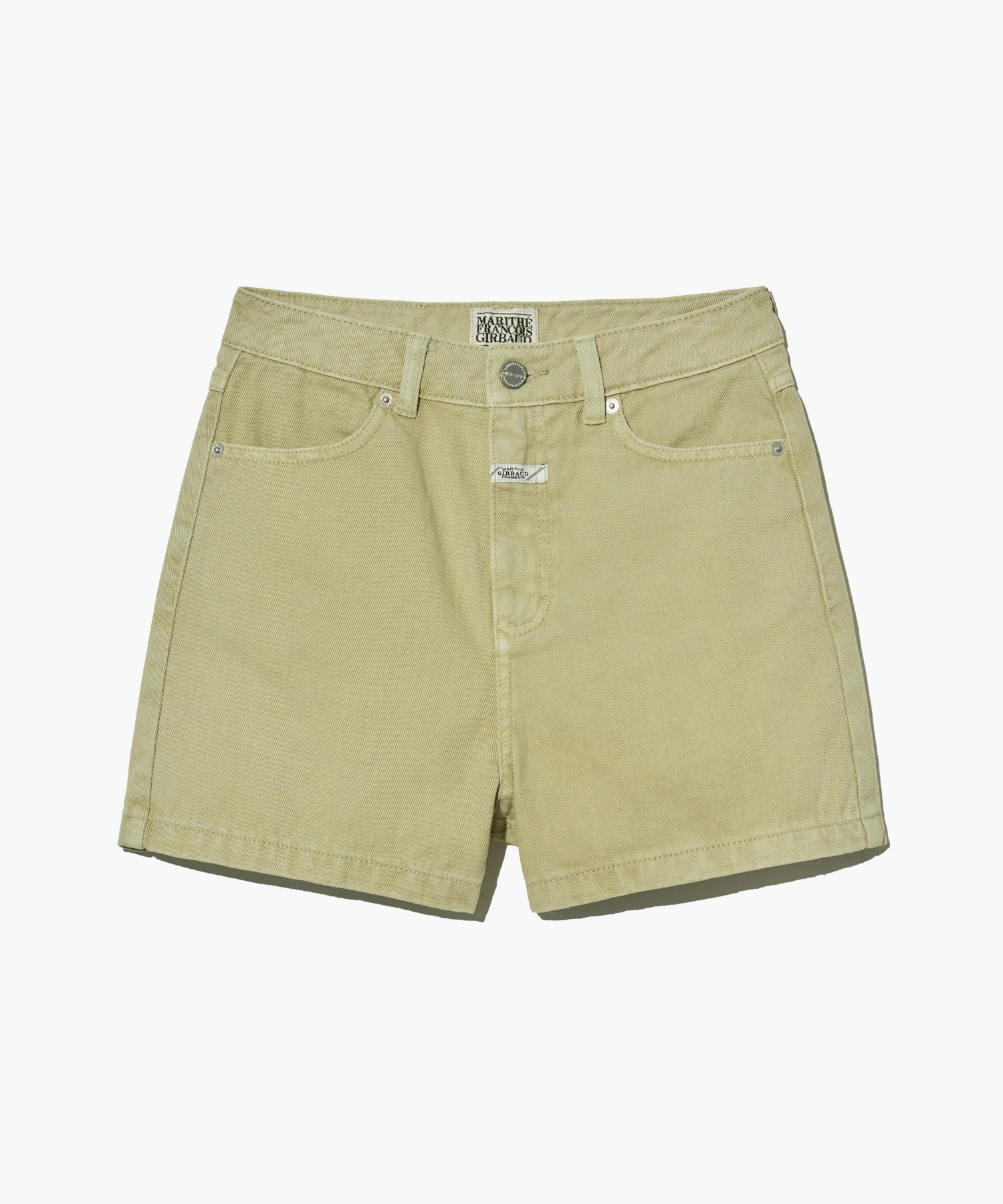 W COLORED DENIM SHORTS