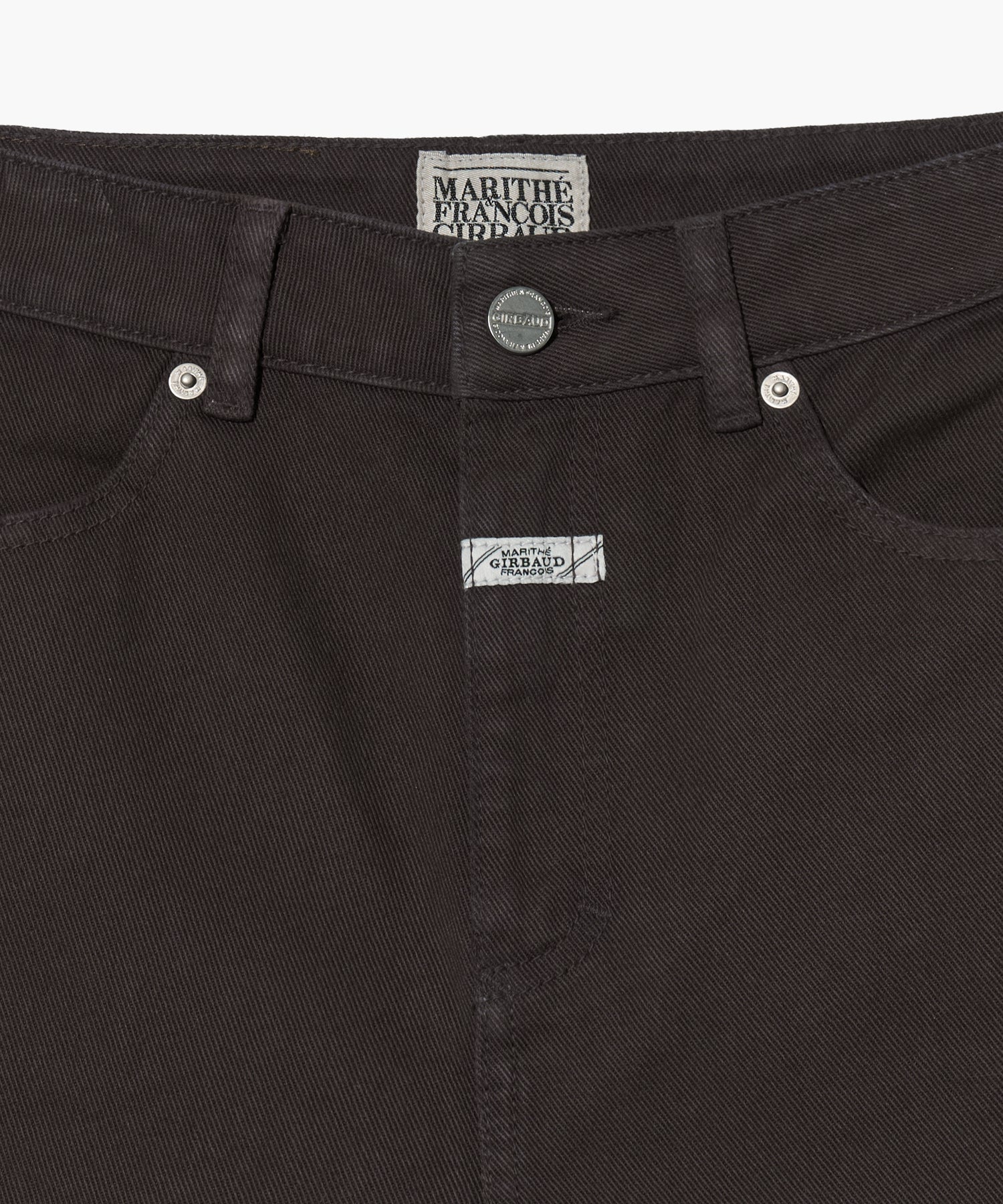W COLORED DENIM SHORTS