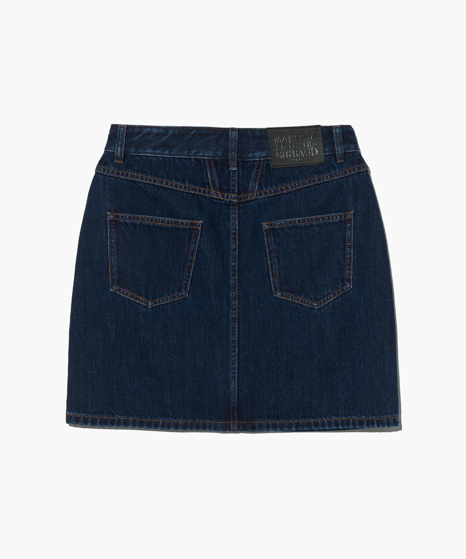 W STRAIGHT DENIM MINI SKIRT