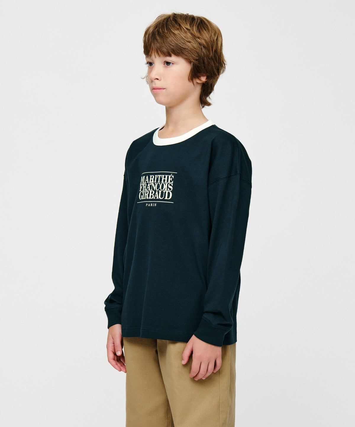 KIDS CLASSIC LOGO LONG SLEEVE RINGER TEE