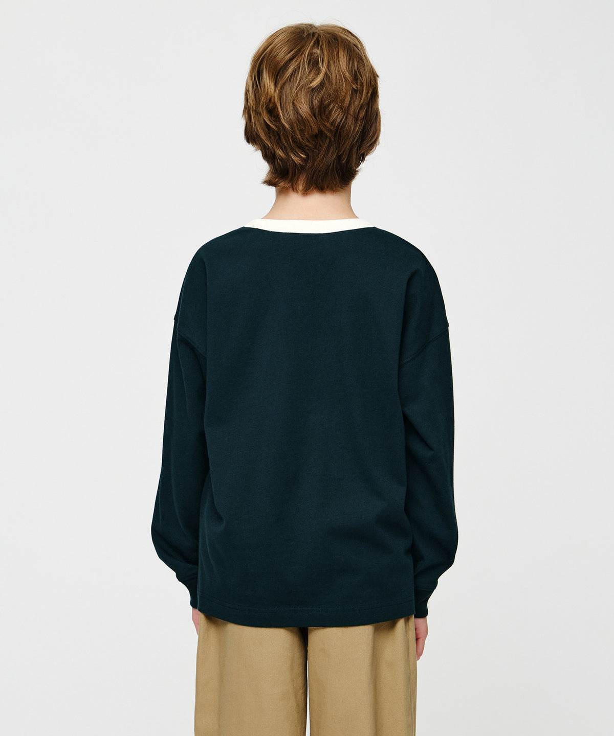 KIDS CLASSIC LOGO LONG SLEEVE RINGER TEE