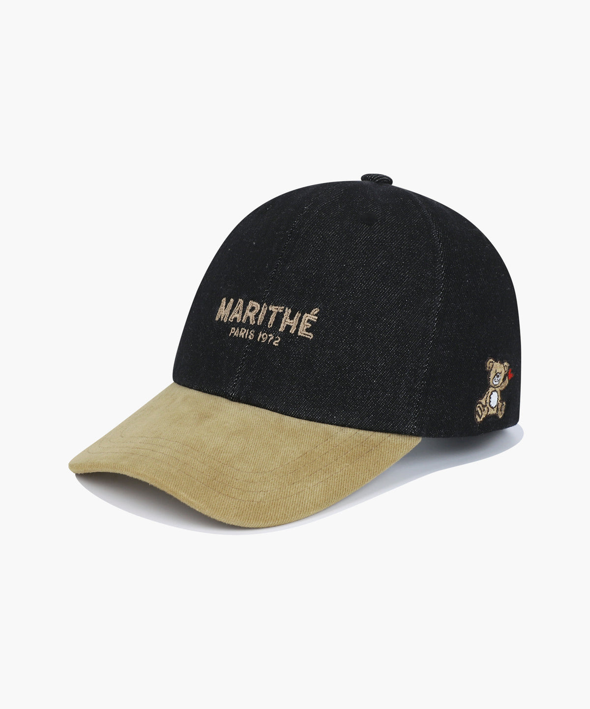 KIDS DENIM COLORBLOCK BALL CAP
