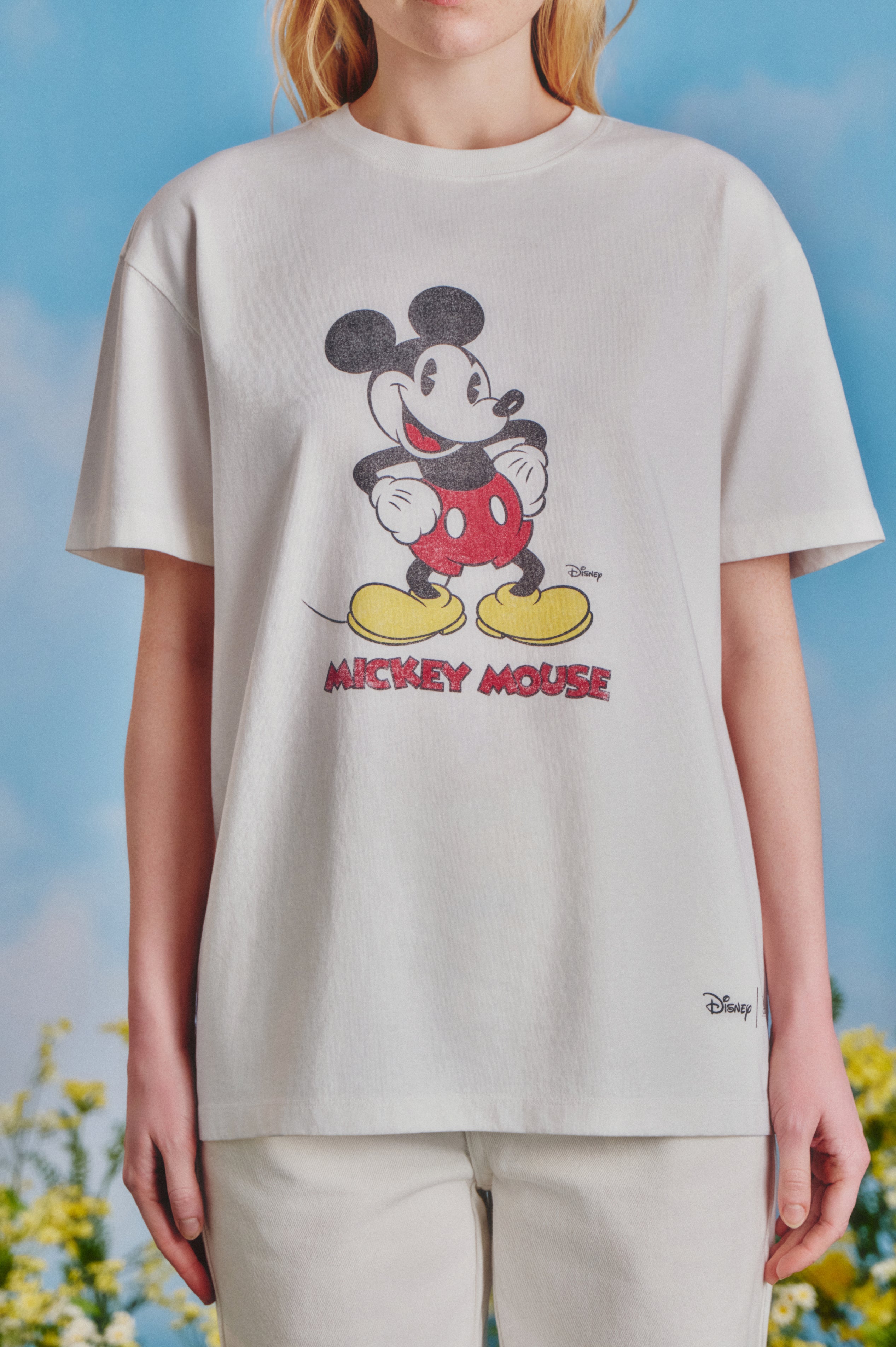 [MARITHE_DISNEY] MICKEY_VINTAGE WASHED TEE