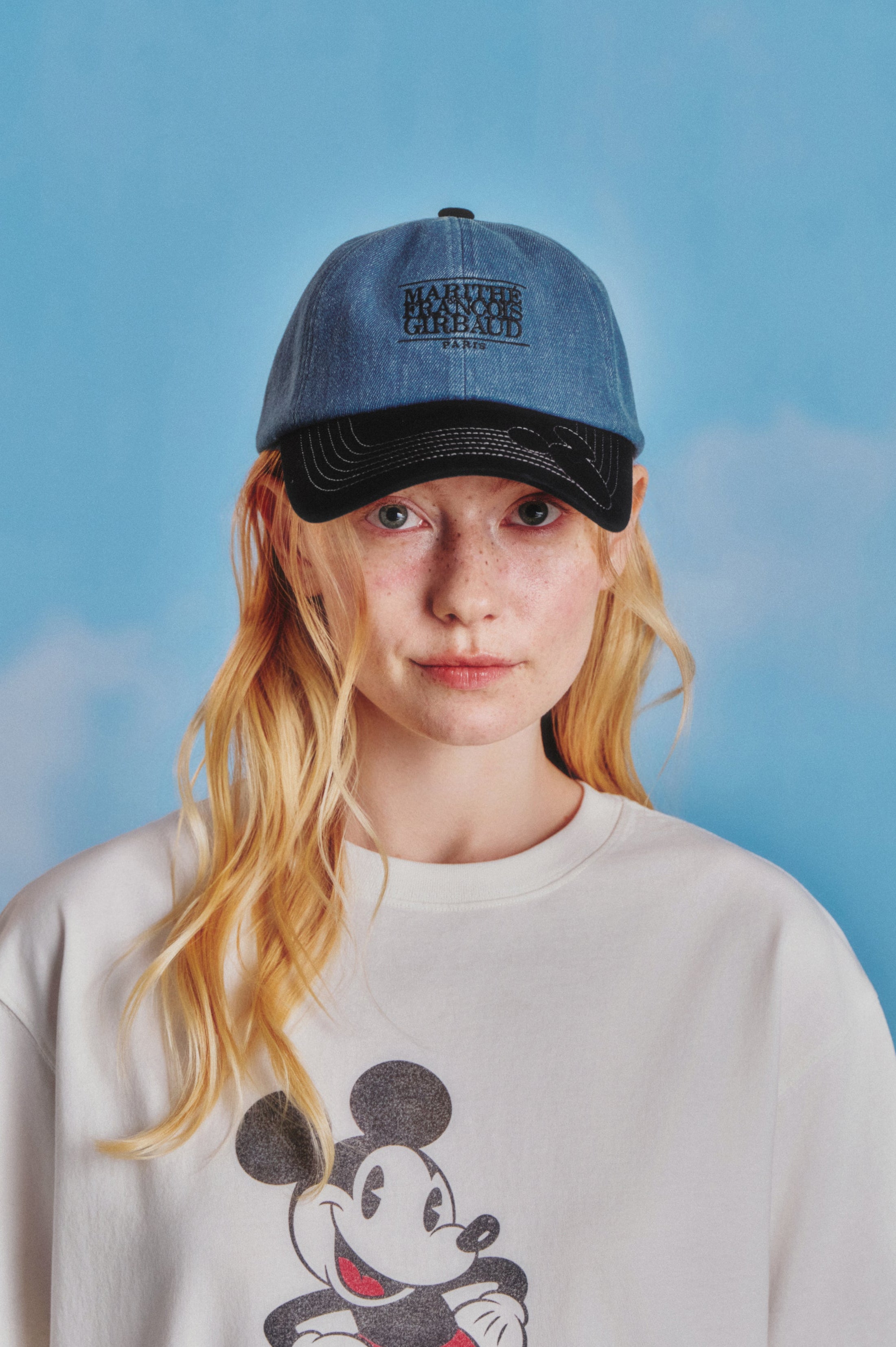 [MARITHE_DISNEY] MICKEY_TWO TONE CAP