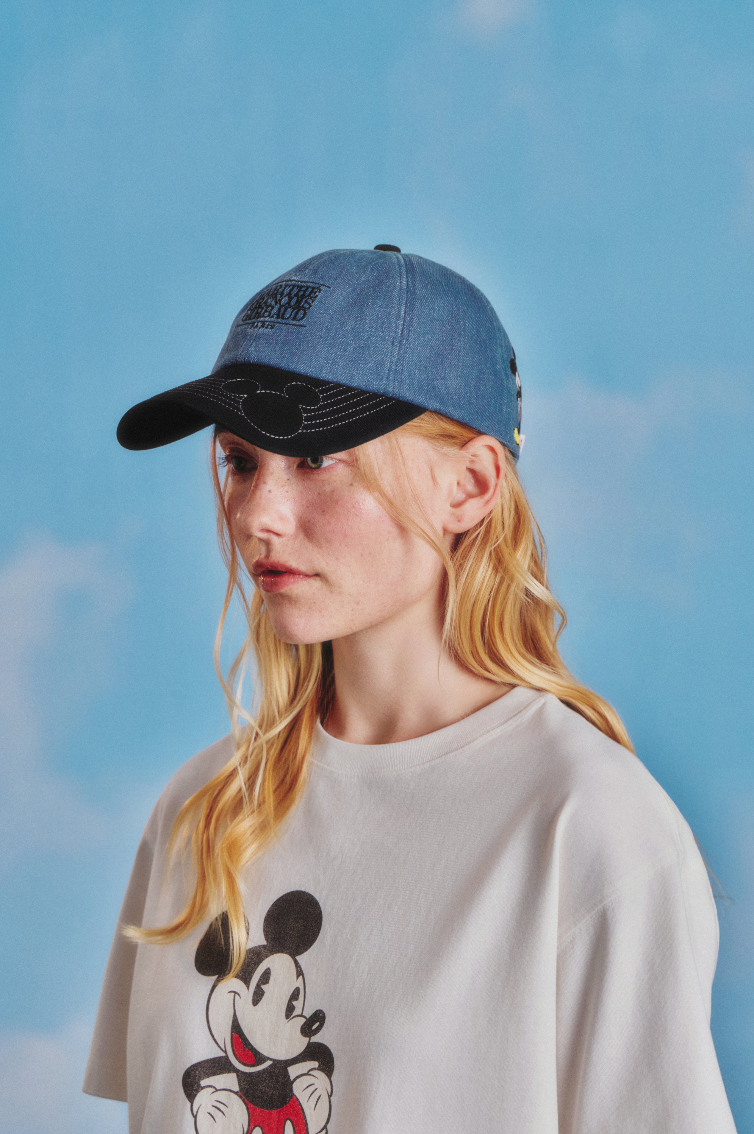[MARITHE_DISNEY] MICKEY_TWO TONE CAP