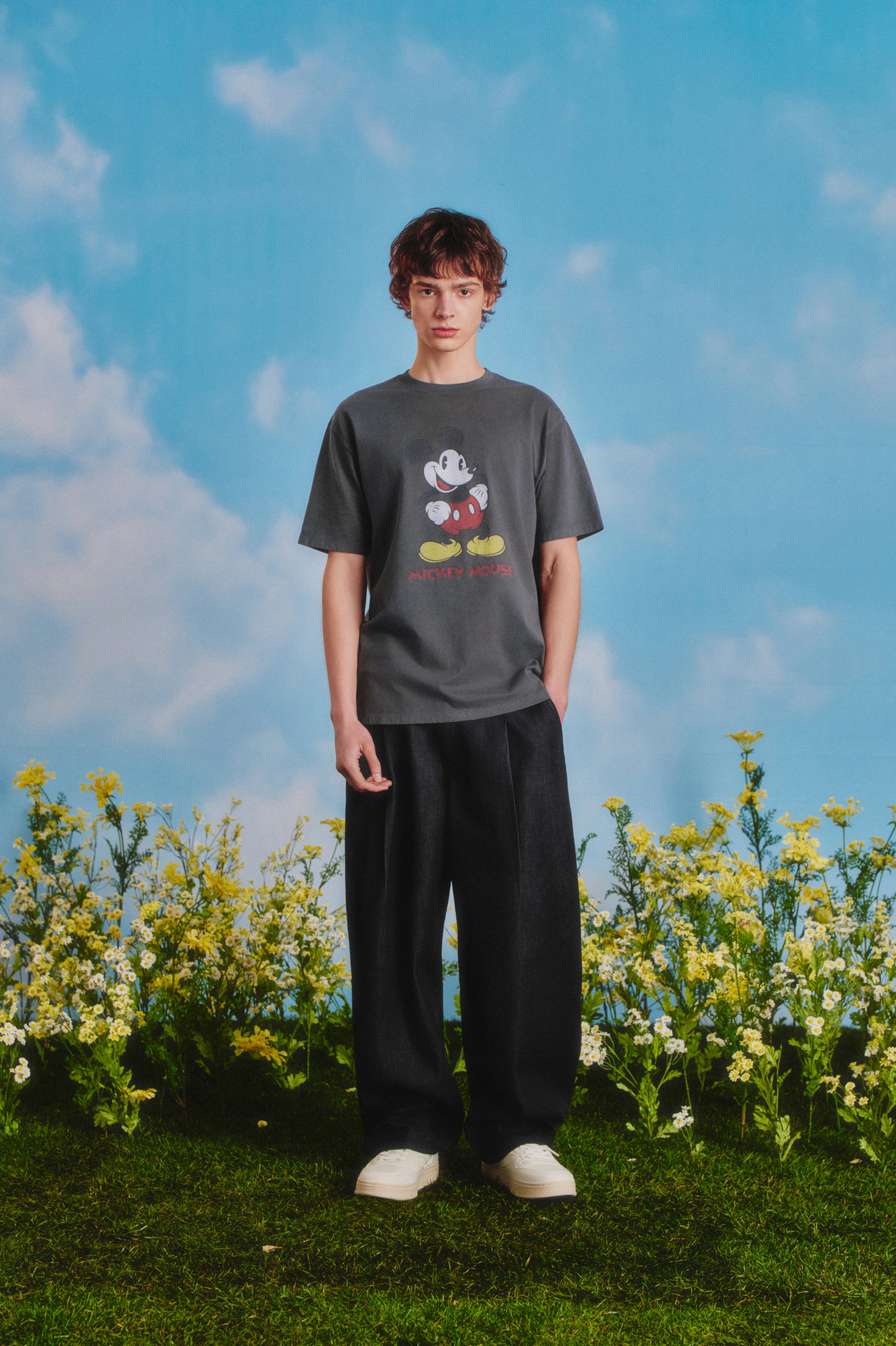 [MARITHE_DISNEY] MICKEY_VINTAGE WASHED TEE