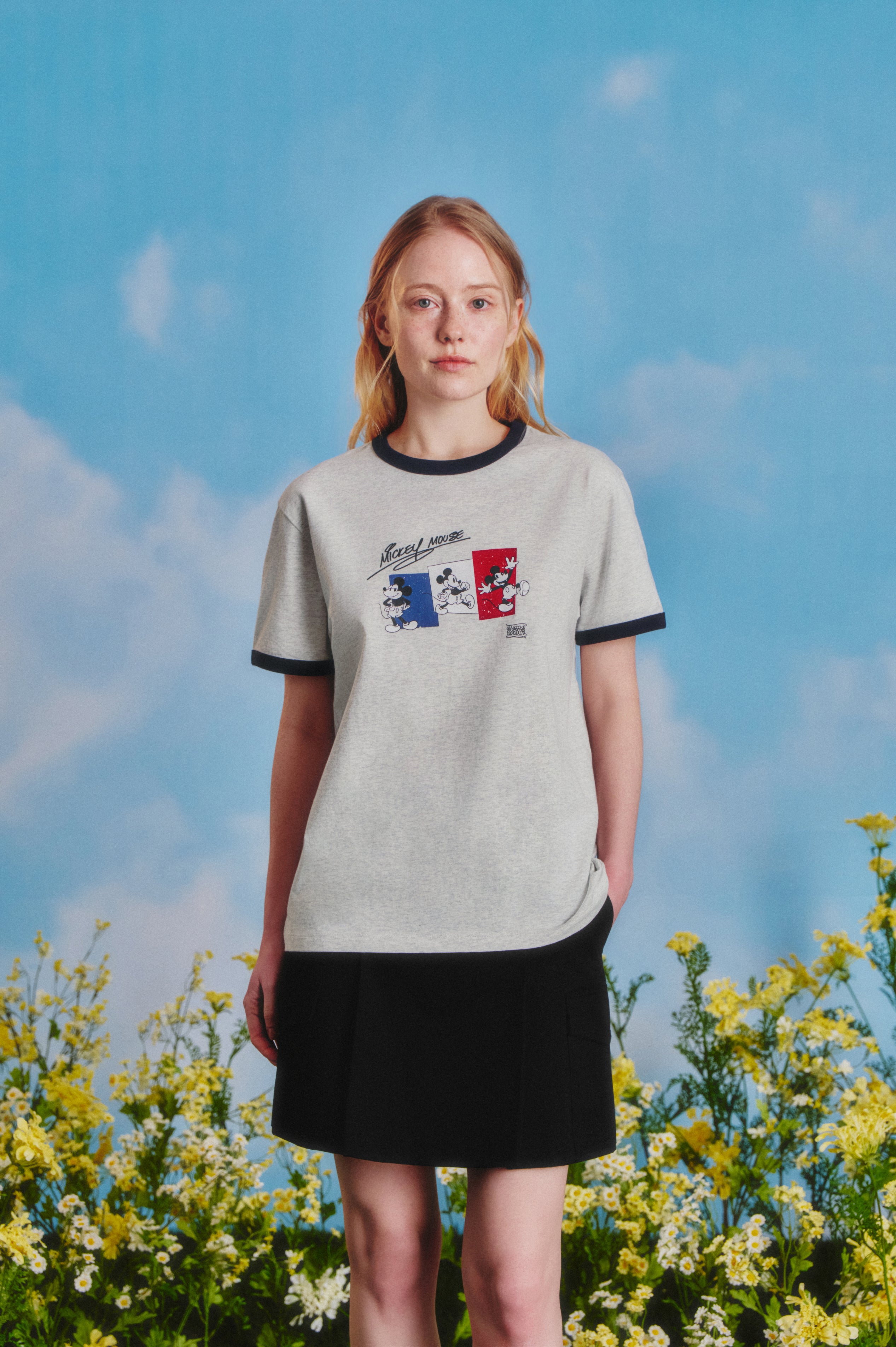 [MARITHE_DISNEY] MICKEY_FRENCH RINGER TEE