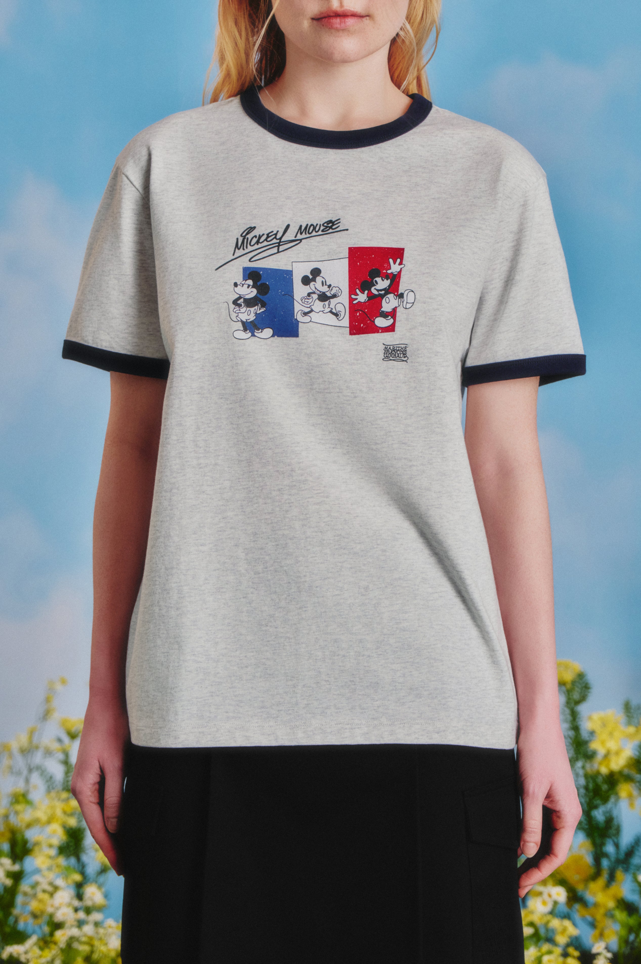[MARITHE_DISNEY] MICKEY_FRENCH RINGER TEE