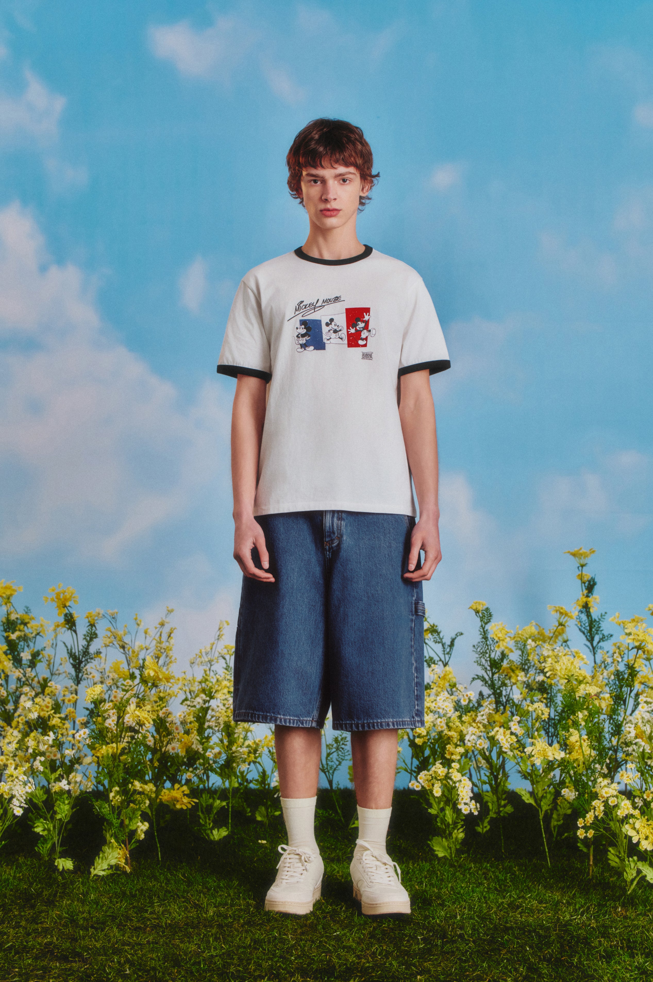 [MARITHE_DISNEY] MICKEY_FRENCH RINGER TEE
