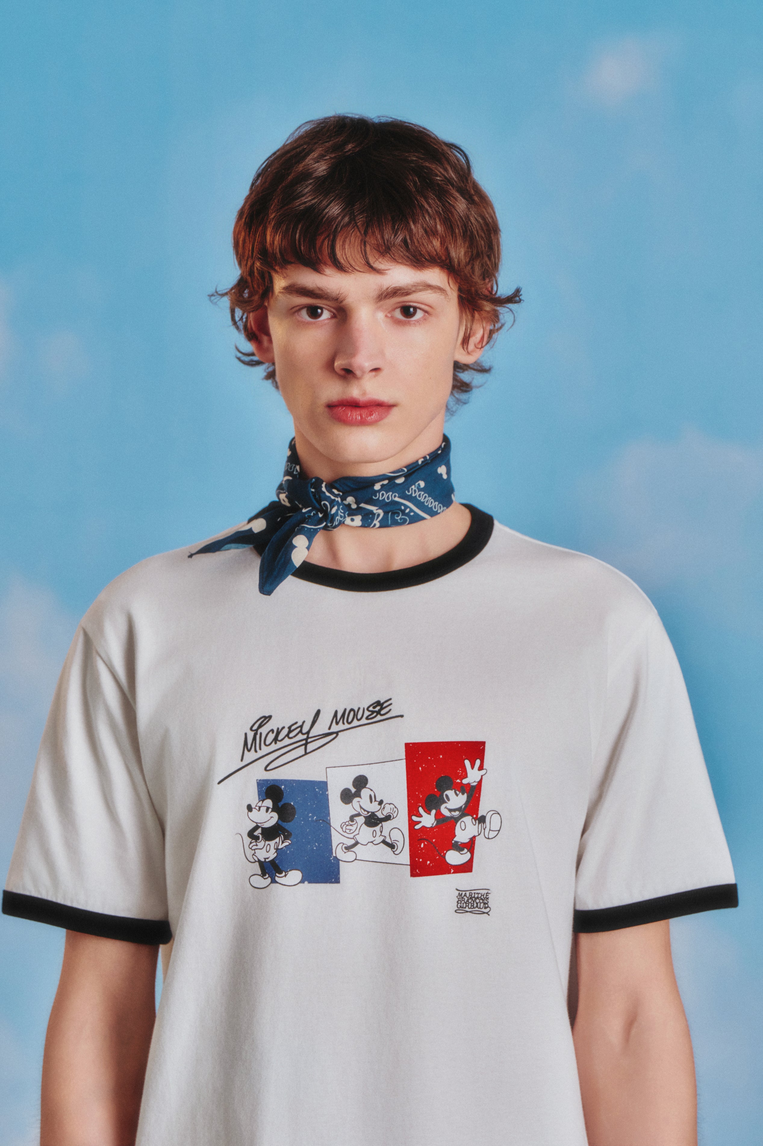 [MARITHE_DISNEY] MICKEY_FRENCH RINGER TEE